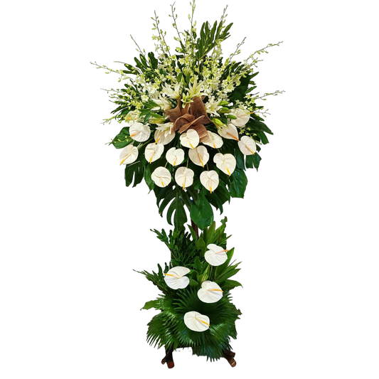 Orchid and Anthurium Spray