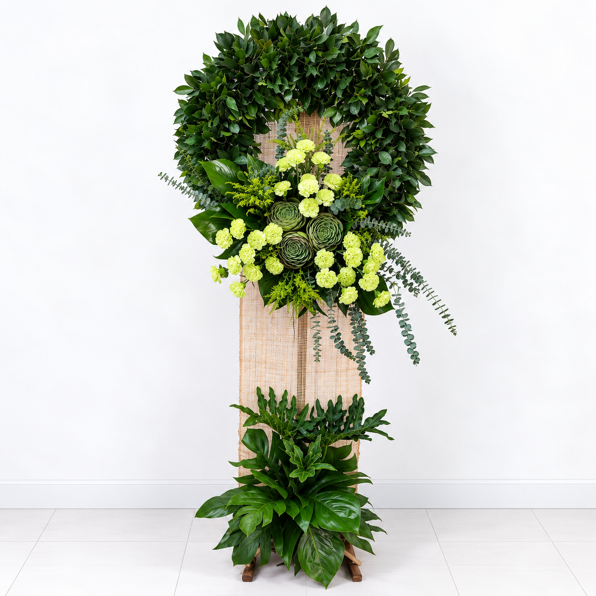 Cactus Rose Verdure Wreath