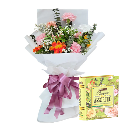 Carnation-Gerbera Bouquet