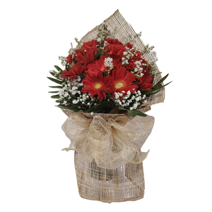 Carnation-Gerbera Bouquet